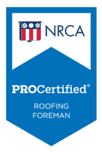 NRCA PROCertified Roofing Foreman
